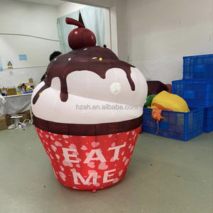 Modelo de Helado Inflable <span class=keywords><strong>Gigante</strong></span>, Decoración Realista de <span class=keywords><strong>Copa</strong></span> de Pastel Inflable para Promoción de Actividades y Eventos - Product Image 3