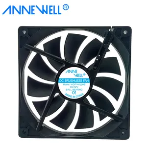 14025 140x140x25mm Dc Fan 12v 24v 48v 140mm Dc Brushless Fan Dc Cooling Fan Sleeve Or Ball Bearing