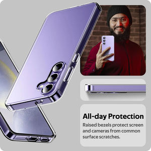 Custodia morbida in Silicone TPU cristallina per <span class=keywords><strong>Samsung</strong></span> S24 S23 FE Plus Ultra A05 A05s A15 A25 A35 A55 A04 A04s A14 A24 A34 <span class=keywords><strong>A54</strong></span> <span class=keywords><strong>Cover</strong></span> - Product Image 4