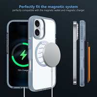 Fabrication de coques de téléphone personnalisées pour iPhone 16, coque antichoc, anti-jaunissement, coque magnétique pour iPhone 16 Pro Max 15 14
