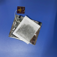Machine d'emballage automatique de sachets de thé en papier filtre avec ficelle et étiquette, machine à fabriquer des sachets de thé carrés intérieurs et extérieurs
