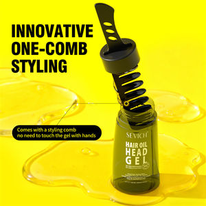 Gel Coiffant Professionnel Fixation Forte à l'Huile de Ricin Bio – Lotion Fixatrice <span class=keywords><strong>pour</strong></span> <span class=keywords><strong>Cheveux</strong></span> – Vente en Gros Usine - Product Image 6