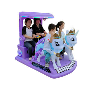 Manèges de <span class=keywords><strong>parc</strong></span> d'attractions les plus récents de <span class=keywords><strong>2021</strong></span>, voiture tamponneuse à batterie licorne - Product Image 2