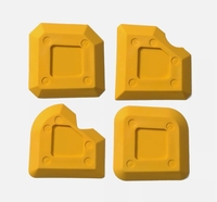Kit de spatules articulées (4 pièces) pour jointoiement et application de silicone – Outils de profilage et de lissage pour mastic silicone