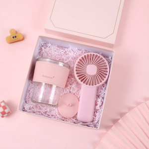 Set de Regalo de Lujo para Mujer, para Boda o San Valentín, Artículos Promocionales de Vidrio Personalizados, Caja de Regalo con Logotipo Personalizado, para Uso en Oficina - Product Image 1