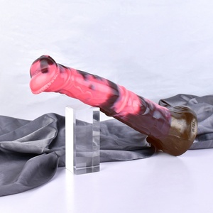 NNSX Long Horse Squirting Big Cock <b>Dildo</b> Penis With Sucker Sex Toy for Women Masturbator Gay Anal Adult - Product Image 4