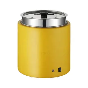 Multi Colors 10L Stainless Steel Buffet Constant Warmth Soup Pot Commercial Water Free Electric Food Warmer Soup Pot