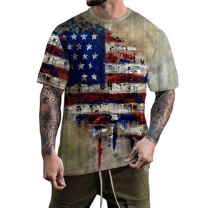 Camiseta de Algodón de Alta Calidad para Hombre, Ropa de Calle con Diseño Personalizado, Estampado Gráfico, Tejido de Punto con Diseño en Blanco - Product Image 4