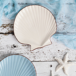 Fancy Ocean Small Fish Shape <strong>Shell</strong> Shape Star Shape Plate Ceramic Dish Support Custom Restaurant Kitchen Dinner Plates