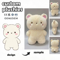 Fabricant de jouets en peluche personnalisés : Peluche géante Cyndaquil Pyae, renard mignon aux oreilles bleues, marchandises et objets de collection anime, araignée