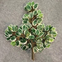 Feuilles de banian artificielles en gros LUYI pour la décoration de mariage et de la maison
