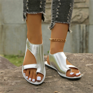<span class=keywords><strong>Sandalias</strong></span> Casuales de Verano para <span class=keywords><strong>Mujer</strong></span>, Estilo Europeo Americano, Nuevas Zapatillas Planas Transfronterizas del Sudeste Asiático, Tendencia de Moda en PU - Product Image 2