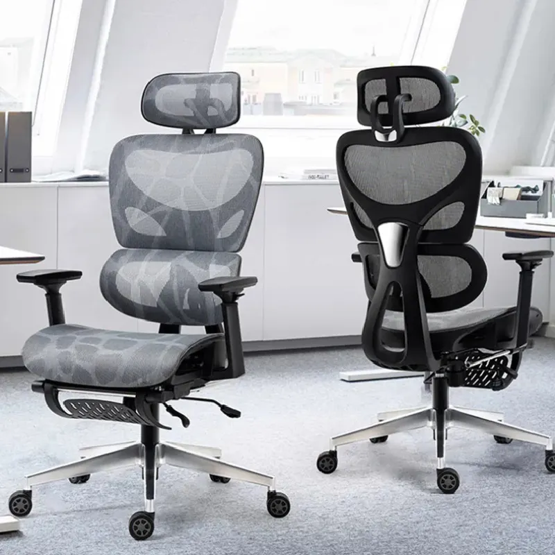 2022 المصنع الأصلي عينة مجانية الساخن بيع عالية عودة التنفيذي كرسي أفضل شبكة مريحة كرسي مكتب مع مسند الرأس