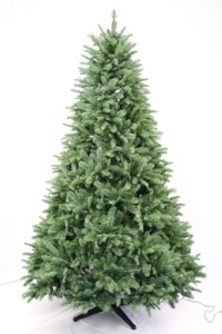 Albero di Natale Pop-up Preilluminato in PE con 1200 Luci LED Calde, Struttura Pieghevole per Uso Commerciale, Albero di Tendenza Certificato CE - Product Image 2