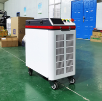 Máquina de Limpieza Láser de Fibra Portátil, Eliminador de Óxido, Pintura y Aceite, Limpiador Láser Portátil para Desoxidación de Superficies de Moldes Metálicos
