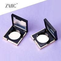 Étui vide pour palette de fards à paupières individuels, étui compact pour poudre, étui carré en plastique pour poudre à sourcils, palette de maquillage pour blush et contour