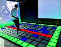 Jeu de sol interactif Cheerfun en acier inoxydable avec éclairage LED interactif pour enfants et adultes - Divertissement intérieur