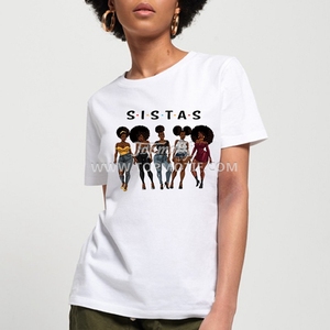 Prix de gros T-shirt Afro Girl Sistas DTF Transfer - Product Image 2