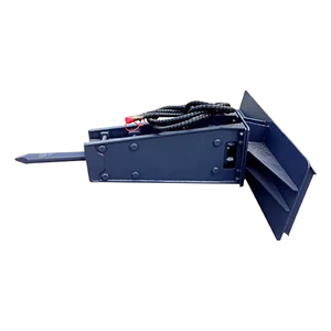 Broyeur hydraulique modifié Bibo hautement efficace pour excavatrice, avec crochet intégré, pour engrenages de construction et surfaces rocheuses - Product Image 1