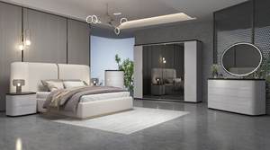 2025 Wholesale High Quality Modern Luxury Model Five Pieces Bedroom Furniture Bedroom Suit Bed King Size - Product Image 6