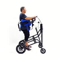 Déambulateur et rollator pour personnes âgées, équipement d'entraînement de rééducation des membres inférieurs pour l'assistance à la rééducation post-AVC et hémiplégie