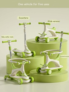 Trottinette pour enfants de <span class=keywords><strong>1</strong></span> à 3-6 à 12 ans, 6 en <span class=keywords><strong>1</strong></span>, bébé, garçons et filles. Les pédales peuvent être utilisées pour s'asseoir ou pour rouler - Product Image 5