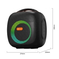 Haut-parleur portable d'extérieur Kisonli K36 BT5.4 avec une puissance de sortie de 80W. Convient à une utilisation en intérieur et en extérieur.