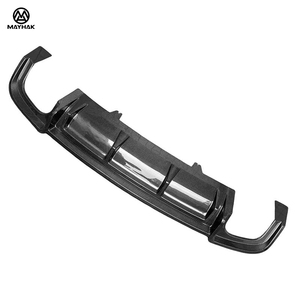 Difusor Trasero de Fibra de Carbono Real, Reemplazo Compatible con el Original, para Audi <span class=keywords><strong>A5</strong></span> Sline S5 8W6 Pre Lci Estilo <span class=keywords><strong>ABT</strong></span> 2017-2019 - Product Image 4