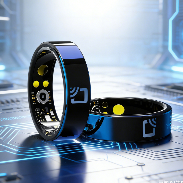 BR17 Smart Ring NFC Health Monitor Heart Rate Blood Pressure Sleep Tracker IP68 Waterproof AI App Control for Men Women