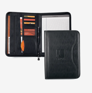 Portafolio Ejecutivo Personalizado con Logotipo, Organizador de Documentos con Cierre, de Cuero PU, Regalo Empresarial - Product Image 1