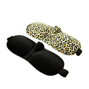 Customized New Products Supplier Cheap Eye mask 3D Free Weighted Sleeping Eye Mask with Adjustable Strap