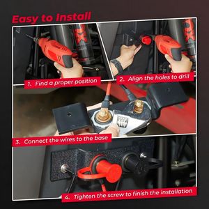 Kit di trasferimento dei terminali di avviamento della batteria di salto <span class=keywords><strong>UTV</strong></span> strumento di ricarica remota <span class=keywords><strong>UTV</strong></span> camion per auto RV Diesel parti di barche accessori - Product Image 5