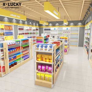 Super Mercato Altri Amp Scaffale di Metallo Arredi per <span class=keywords><strong>Negozi</strong></span> E Negozio di Visualizzazione Rack Supermercato Prezzo - Product Image 2