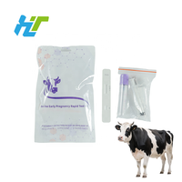 Kit de test de grossesse bovine rapide Détection précoce Vache Bovin Bandelette de test sanguin entier Nouvelle condition