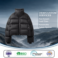 Blouson matelassé unisexe grande taille réversible avec fermeture éclair, imperméable et respirant, style aviateur/biker, noir, col montant