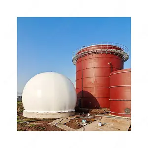 Hote Sale wasserdichtes PVC Hochwertiger Doppelmembran-Biogas-Ballon-Biogas motor für Biogas-Bower-Anlagen