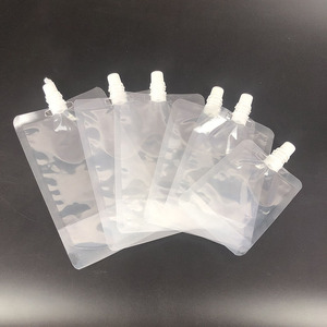 Tái sử dụng đứng chất lỏng nước trái cây bao bì thực phẩm Túi rõ ràng uống đứng trong suốt rõ ràng Spout túi nhựa uống Túi - Product Image 6