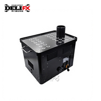 Máquina de Humo Hurricane de 4000W con 32 LED DMX512, 50000 cu. ft./min, Doble Tubo, Reacción Rápida para Efectos de Escenario, Conciertos, Grandes Eventos, Discotecas, DJ