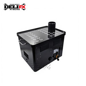 Machine à fumée Hurricane 4000W 32 LED DMX512, 50000 pieds cubes/min, double tube, réaction rapide pour effets de scène, concerts, grands événements, discothèques, DJ - Product Image 4