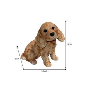 Puppy Sculptuur Hars Hond Ambachten - Product Image 4