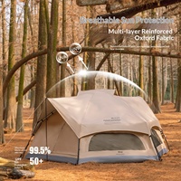 Tente champignon imperméable de 3,5 m, grande tente de camping en tissu Oxford robuste avec protection UV, tente événementielle portable à ouverture rapide, vente en gros