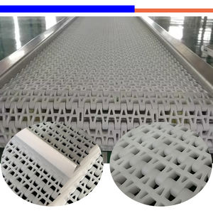 कन्वेयर के लिए फैक्टरी आपूर्तिकर्ता M2533 फ्लश ग्रिड सफेद प्लास्टिक मॉड्यूलर कन्वेयर बेल्ट - Product Image 5