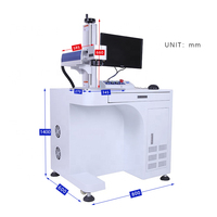 Chine 3d split 40w 60w 100 w 1325 fibre co2 machine de marquage laser refroidisseur d'eau volant 3w 5w uv laser machine de marquage
