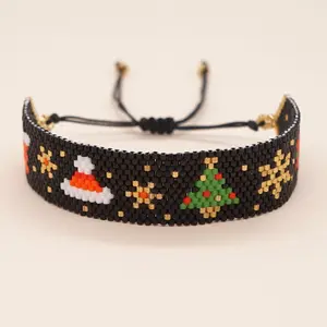 LS-B5003 Miyuki braccialetto di moda natale regalo per bambini bracciali 17mm * 130mm bracciale donna gioielli per le vacanze