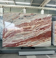 Moderne Monica Red Marble Arbeits platte Rojo Monica Marmor für die Wand dekoration