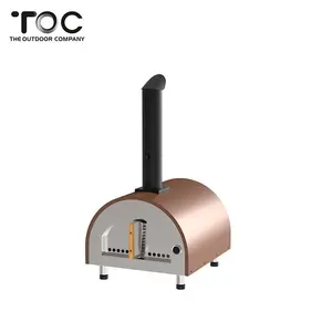 2023 Hot Sell CE Approved Commercial Stainless Steel Gas Wood Fired Pizza Oven