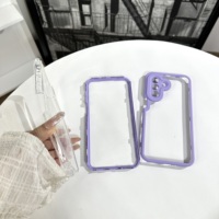 Coque de téléphone antichoc multicolore vibrante avec cadre en PC coloré, très vendue, pour iPhone 18 PRO