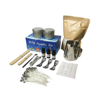 Kit de fabrication de bougies DIY en cire de soja et cire d'abeille, senteurs personnalisées, 10 ensembles, emballage OEM pour la décoration intérieure pendant Noël et Diwali – Offre Spéciale