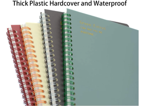 Tùy chỉnh xoắn ốc máy tính xách tay với PP Linen tấm Túi threadbound ràng buộc & yên khâu - Product Image 4