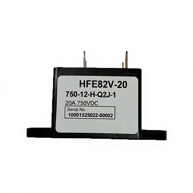 Electronic component high voltage direct current relay 12VDC 20A 4PIN DIP HFE82V-20/750-12-H-Q2J-1 relay module